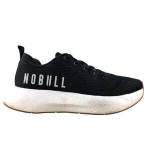 NOBULL Unisex 10.5M 12W Journey Black Mesh Lace-Up Athletic Running Sneakers